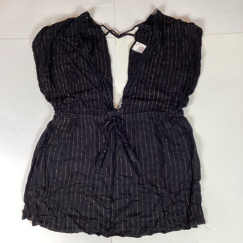 Xhilaration Womens Blouse Size Large Stretch Comfort Casual Dress Top Shirt